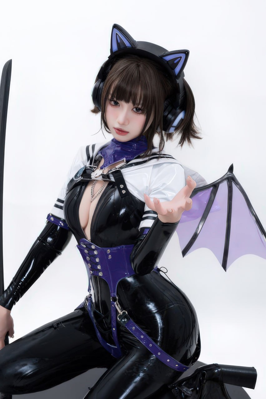 柒柒不可爱 - 白棚胶衣 [79P-230.86 MB]